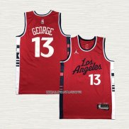 Paul George NO 13 Camiseta Los Angeles Clippers Statement 2024-25 Rojo
