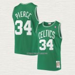 Paul Pierce NO 34 Camiseta Boston Celtics Hardwood Classics Throwback Verde