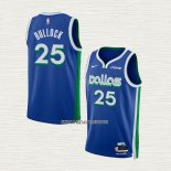 Reggie Bullock NO 25 Camiseta Dallas Mavericks Ciudad 2022-23 Azul