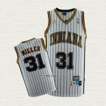 Reggie Miller NO 31 Camiseta Indiana Pacers Retro Blanco