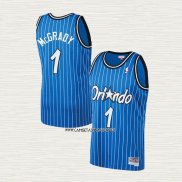 Tracy McGrady NO 1 Camiseta Orlando Magic Mitchell & Ness 2003-04 Azul