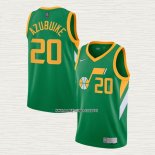 Udoka Azubuike NO 20 Camiseta Utah Jazz Earned 2020-21 Verde