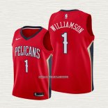 Zion Williamson NO 1 Camiseta Nino New Orleans Pelicans Statement 2019-20 Rojo