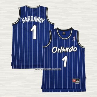 Anfernee Hardaway NO 1 Camiseta Orlando Magic Retro Azul