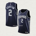 Caleb Houstan NO 2 Camiseta Orlando Magic Ciudad 2023-24 Azul