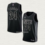 Cam Thomas NO 24 Camiseta Brooklyn Nets Statement 2022-23 Negro