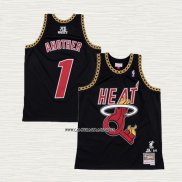 Camiseta Miami Heat x DJ Khaled x Mitchell & Ness Negro