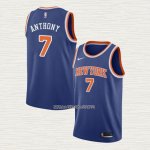 Carmelo Anthony NO 7 Camiseta New York Knicks Icon Azul