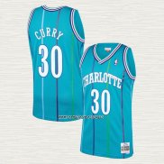 Dell Curry NO 30 Camiseta Charlotte Hornets Mitchell & Ness Verde