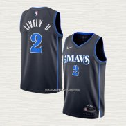 Dereck Lively II NO 2 Camiseta Dallas Mavericks Ciudad 2023-24 Azul