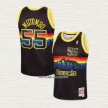 Dikembe Mutombo NO 55 Camiseta Denver Nuggets Retro Negro