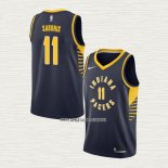 Domantas Sabonis NO 11 Camiseta Indiana Pacers Icon Azul