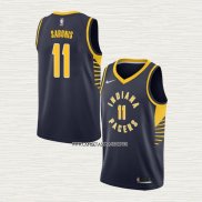 Domantas Sabonis NO 11 Camiseta Indiana Pacers Icon Azul