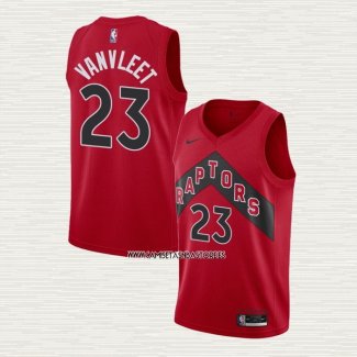 Fred VanVleet NO 23 Camiseta Toronto Raptors Icon 2020-21 Rojo