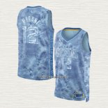 Ja Morant NO 12 Camiseta Memphis Grizzlies Select Series 2023 Azul
