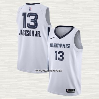 Jaren Jackson Jr. NO 13 Camiseta Memphis Grizzlies Association 2019-20 Blanco