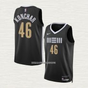 John Konchar NO 46 Camiseta Memphis Grizzlies Ciudad 2023-24 Negro