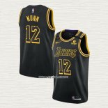 Kendrick Nunn NO 12 Camiseta Los Angeles Lakers Mamba 2021-22 Negro