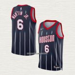 Kenyon Martin JR. NO 6 Camiseta Houston Rockets Ciudad 2022-23 Negro