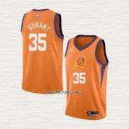 Kevin Durant NO 35 Camiseta Phoenix Suns Statement 2021 Naranja
