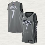 Kevin Durant NO 7 Camiseta Brooklyn Nets Statement 2019-20 Gris