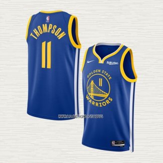 Klay Thompson NO 11 Camiseta Golden State Warriors Icon 2022-23 Azul