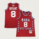 Kobe Bryant NO 8 Camiseta All Star 2003 Hardwood Classics Rojo
