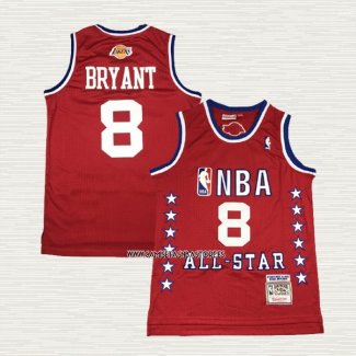 Kobe Bryant NO 8 Camiseta All Star 2003 Hardwood Classics Rojo