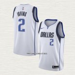 Kyrie Irving NO 2 Camiseta Dallas Mavericks Association 2022-23 Blanco