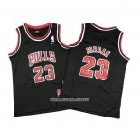 Michael Jordan NO 23 Camiseta Nino Chicago Bulls Negro4