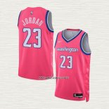 Michael Jordan NO 23 Camiseta Washington Wizards Ciudad 2022-23 Rosa