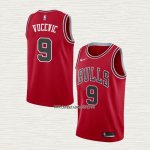 Nikola Vucevic NO 9 Camiseta Chicago Bulls Icon 2020-21 Rojo