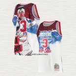 Patrick Ewing NO 3 Camiseta All Star 1991 Blanco