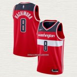 Rui Hachimura NO 8 Camiseta Washington Wizards Icon 2019-20 Rojo