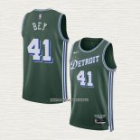 Saddiq Bey NO 41 Camiseta Detroit Pistons Ciudad 2022-23 Verde