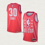 Stephen Curry NO 30 Camiseta Golden State Warriors All Star 2022 Granate