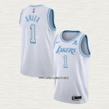 Trevor Ariza NO 1 Camiseta Los Angeles Lakers Ciudad 2021-22 Blanco