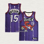 Vince Carter NO 15 Camiseta Toronto Raptors Classic Edition Violeta